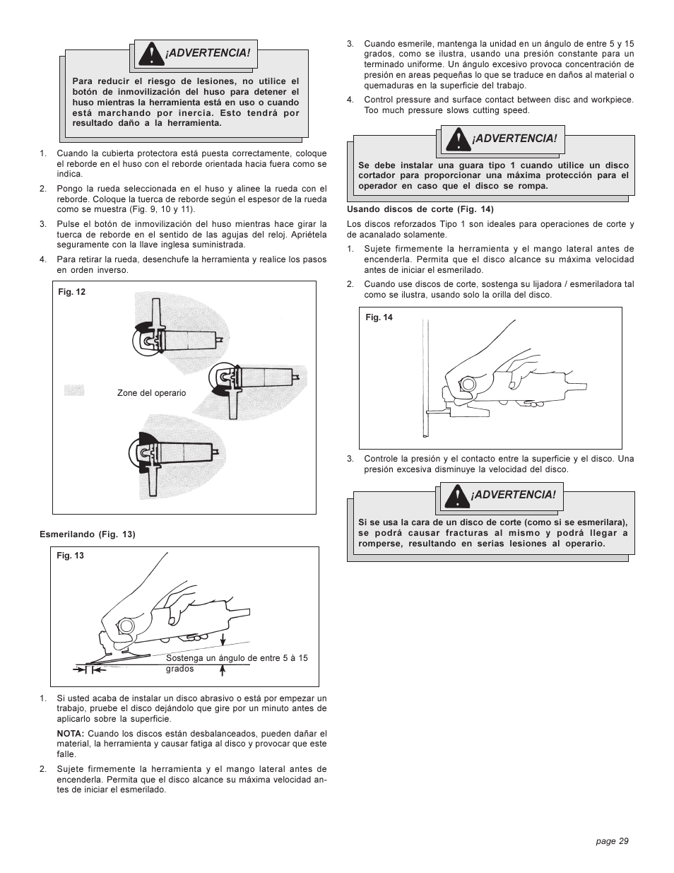 Milwaukee HEAVY-DUTYSANDERS 6148 User Manual | Page 29 / 32