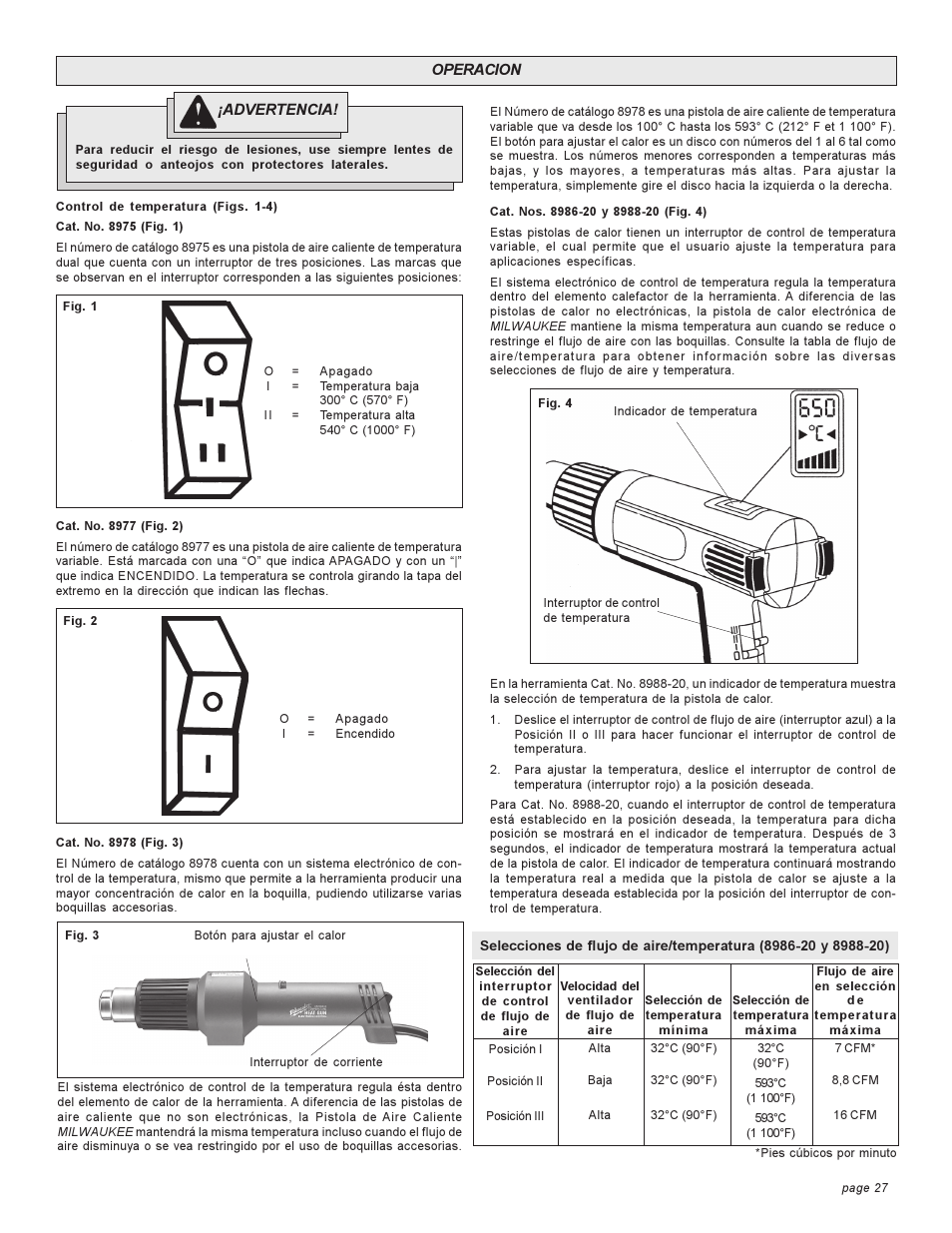 Milwaukee 8978 User Manual | Page 27 / 32