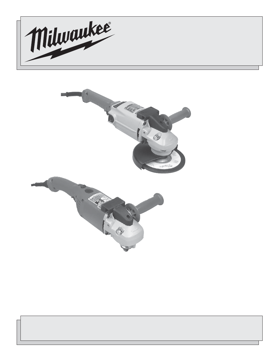 Milwaukee 6066 User Manual | 32 pages