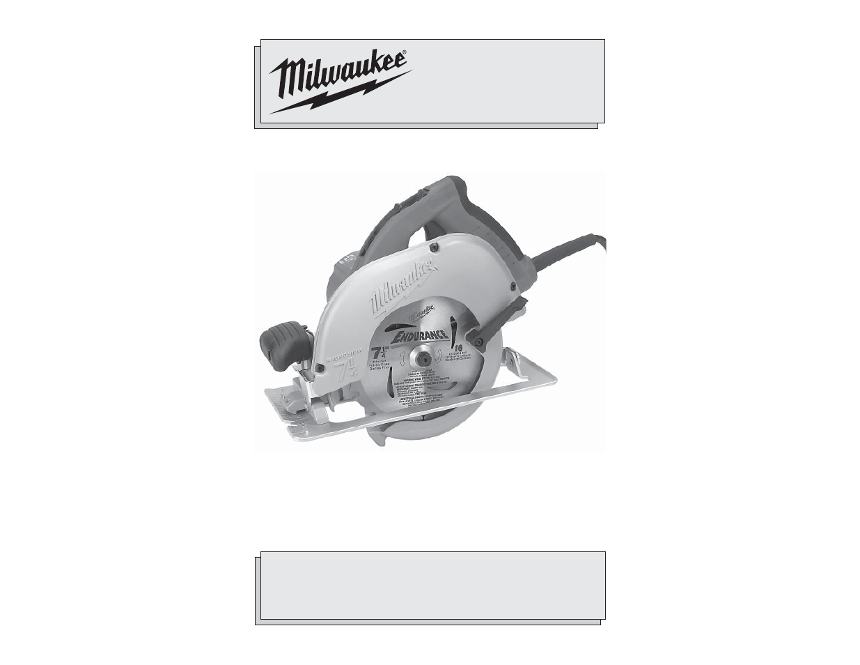 Milwaukee 6391 User Manual | 27 pages