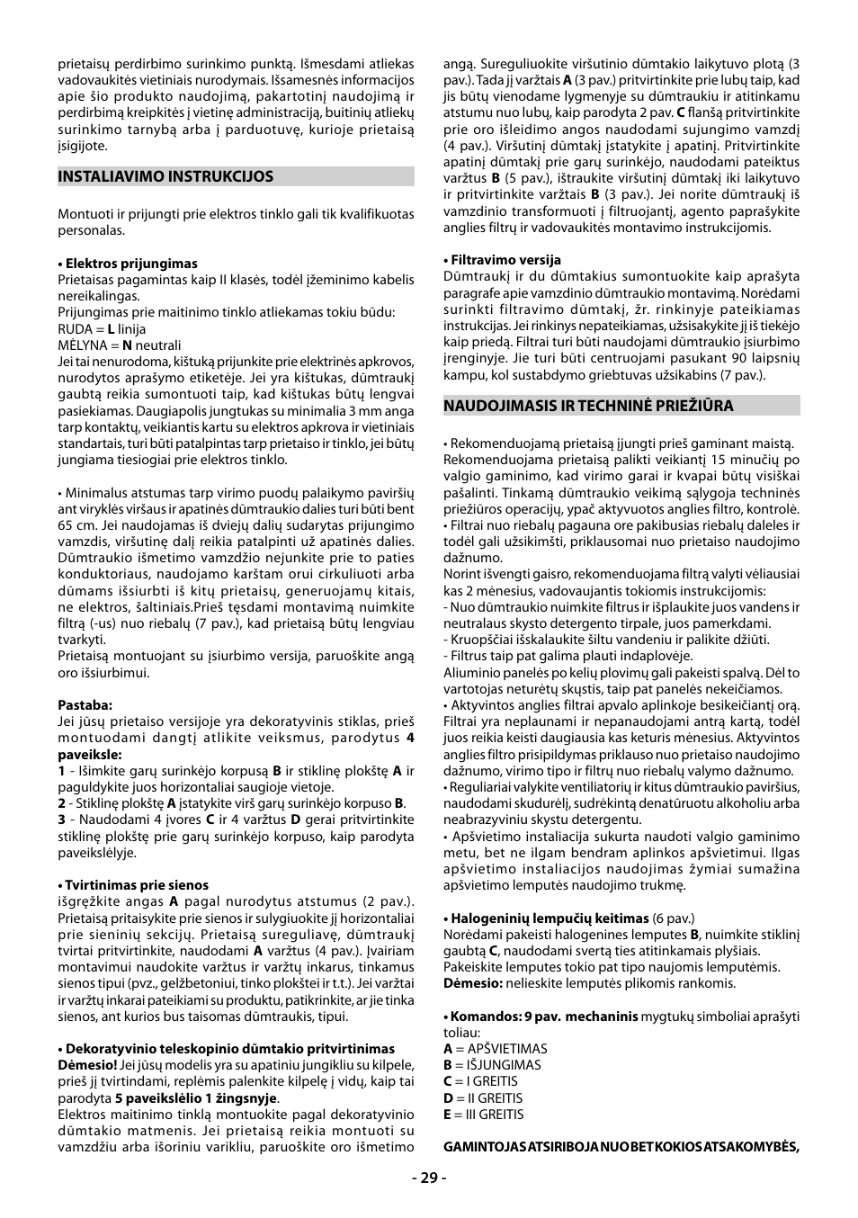Beko CWB 9610 X  RU User Manual | Page 29 / 44