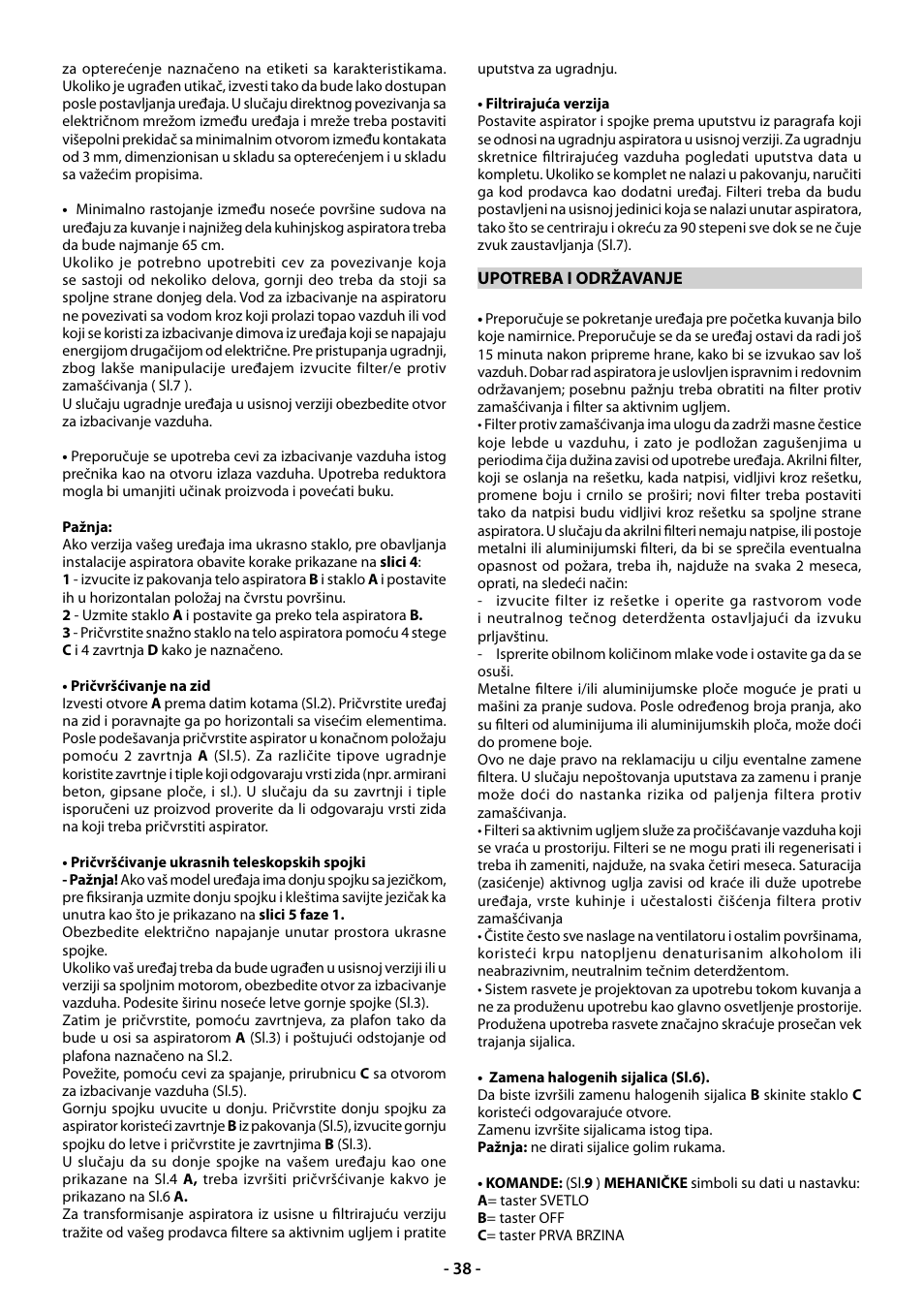 Beko CWB 9610 X  RU User Manual | Page 38 / 44