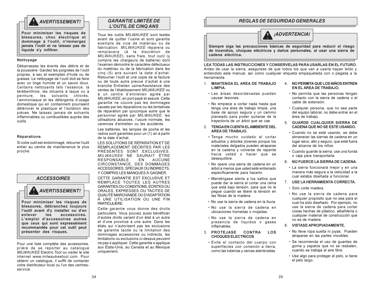 Milwaukee 6215 User Manual | Page 18 / 27