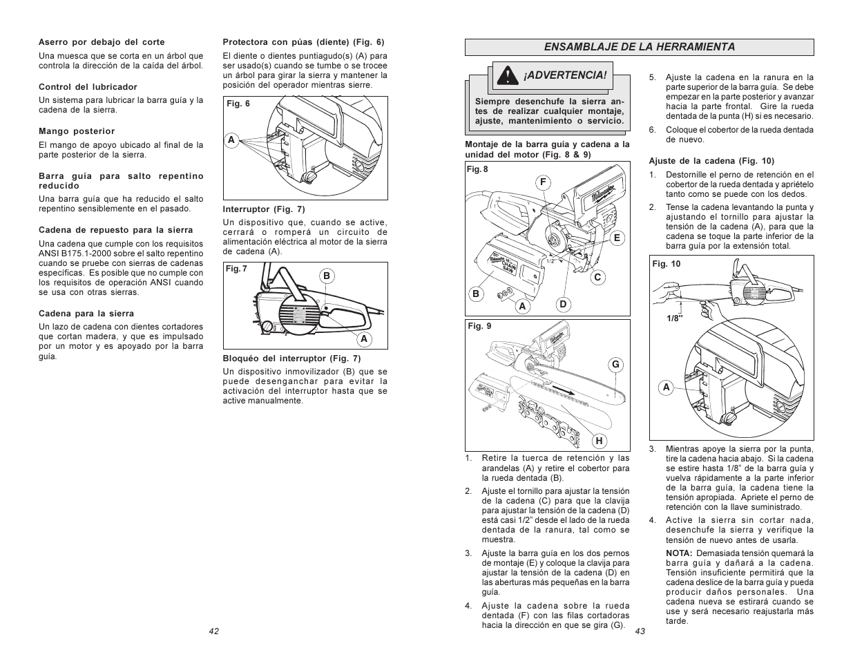 Milwaukee 6215 User Manual | Page 22 / 27