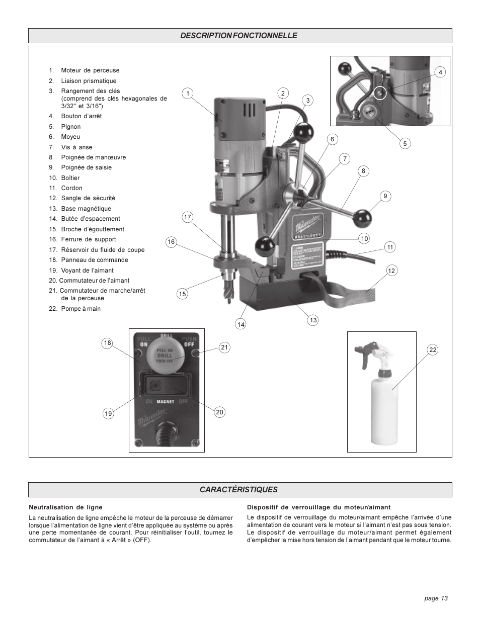Milwaukee 4270-20 User Manual | Page 13 / 28