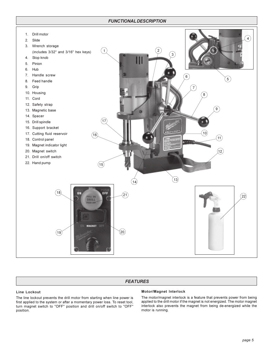 Milwaukee 4270-20 User Manual | Page 5 / 28