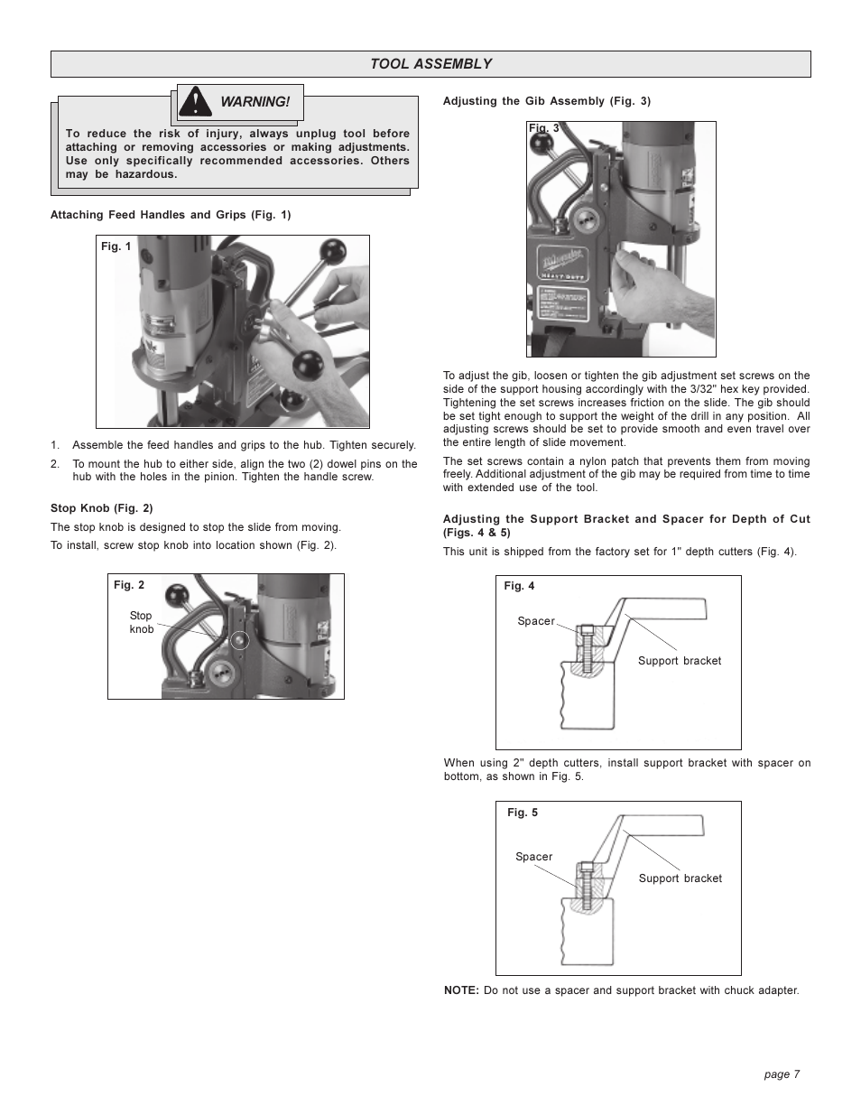 Milwaukee 4270-20 User Manual | Page 7 / 28