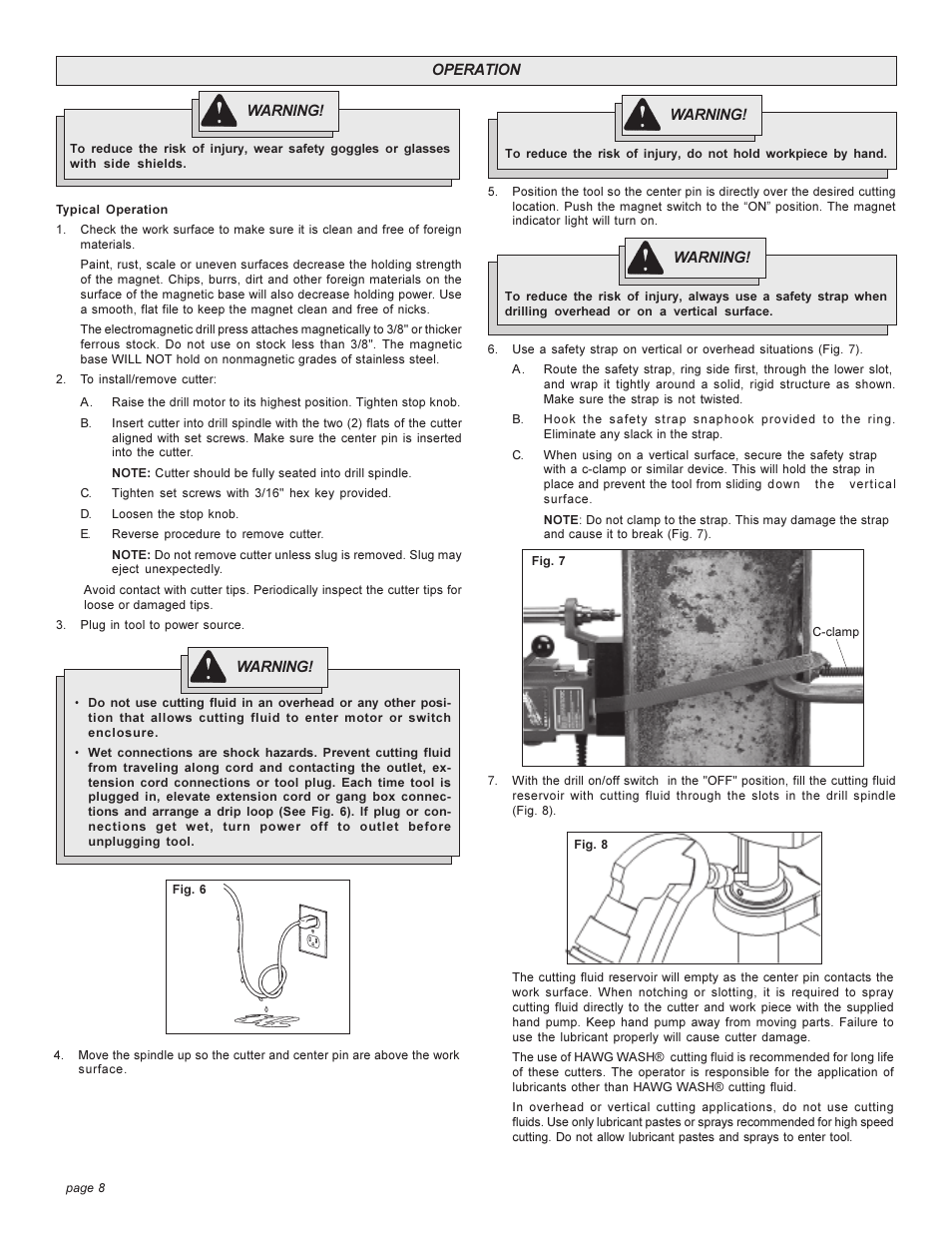 Milwaukee 4270-20 User Manual | Page 8 / 28