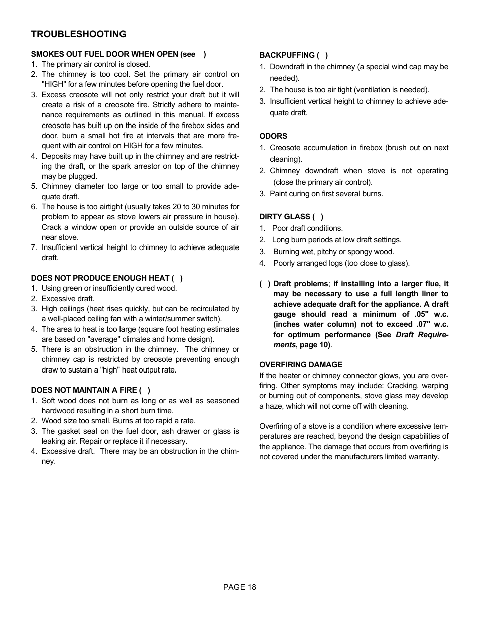 Milwaukee EARTHSTOVE 1500HT User Manual | Page 18 / 27