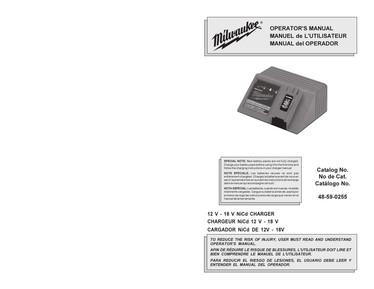 Milwaukee 48-59-0255 User Manual | 11 pages