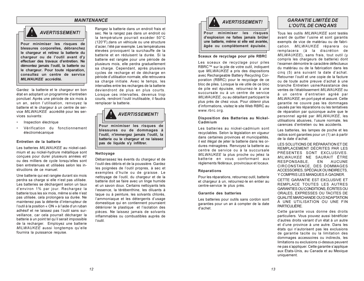 Milwaukee 48-59-0255 User Manual | Page 7 / 11