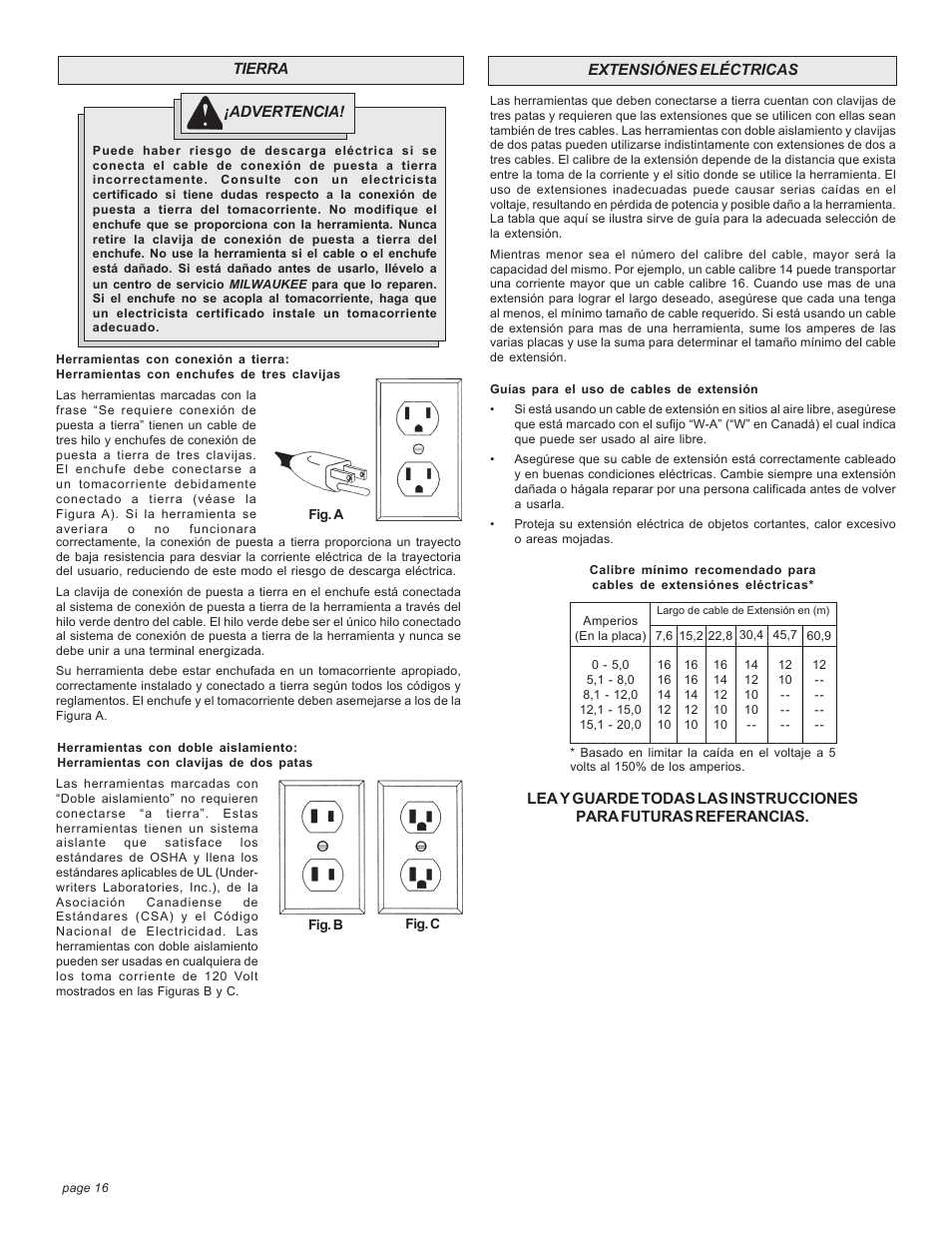 Milwaukee BAND SAW User Manual | Page 16 / 20