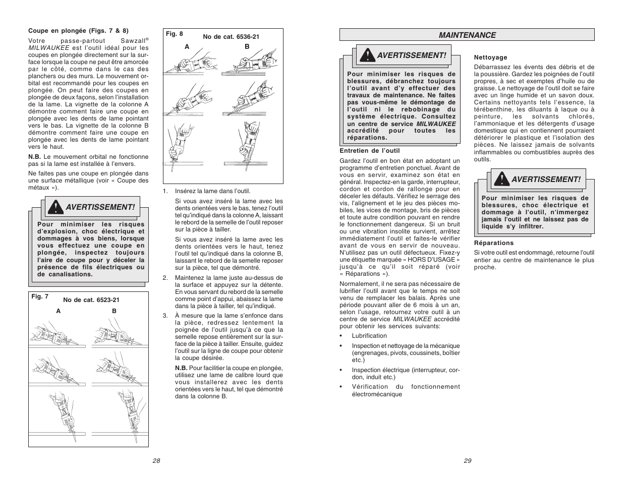 Milwaukee 6523-21 User Manual | Page 15 / 25