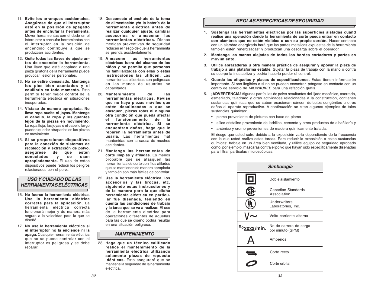 Milwaukee 6523-21 User Manual | Page 17 / 25