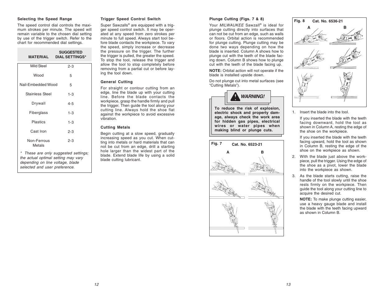 Milwaukee 6523-21 User Manual | Page 7 / 25