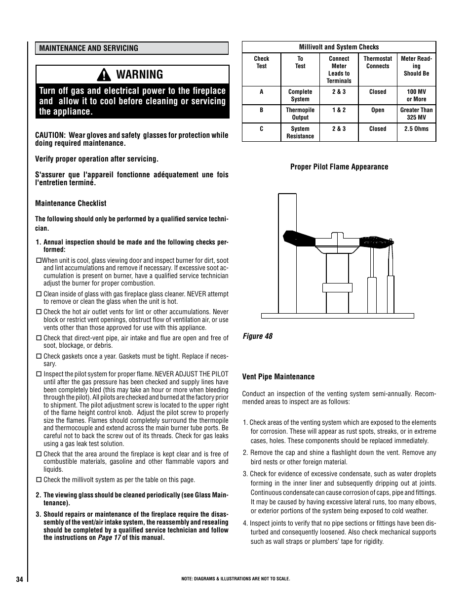 Warning | Milwaukee RAVL42 User Manual | Page 34 / 42