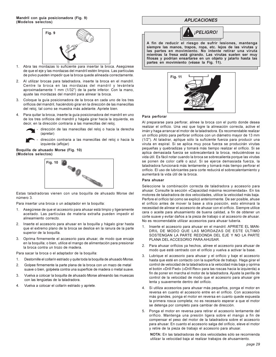 Milwaukee 4262-1 User Manual | Page 29 / 32