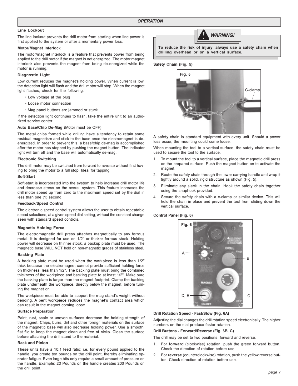 Milwaukee 4262-1 User Manual | Page 7 / 32