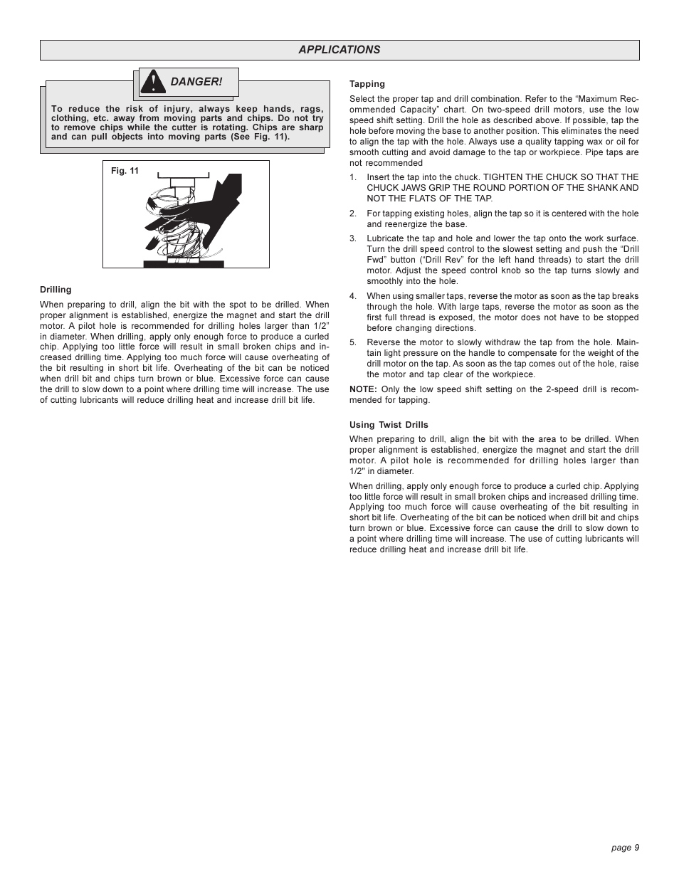 Milwaukee 4262-1 User Manual | Page 9 / 32