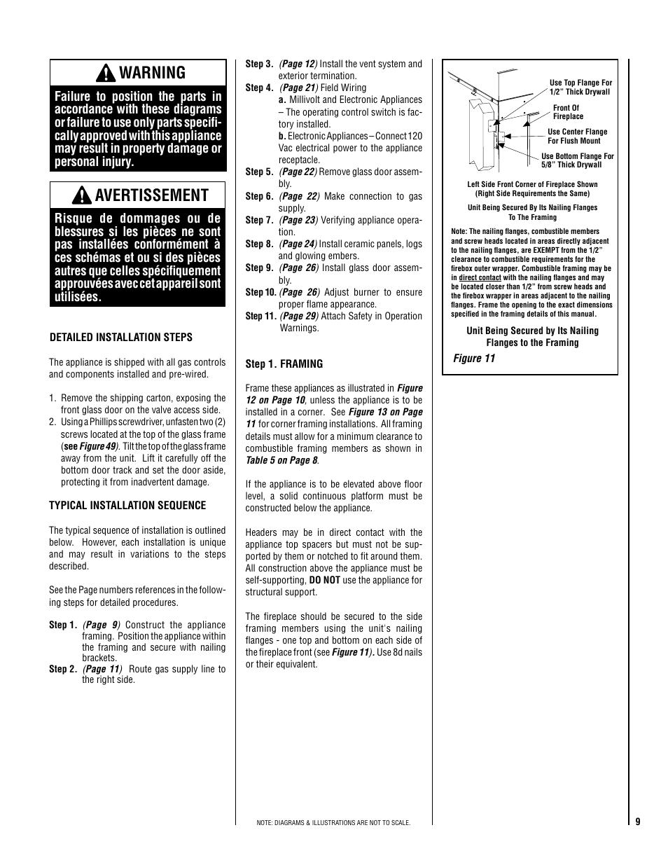 Warning, Avertissement | Milwaukee LSM40MP-2 User Manual | Page 9 / 32