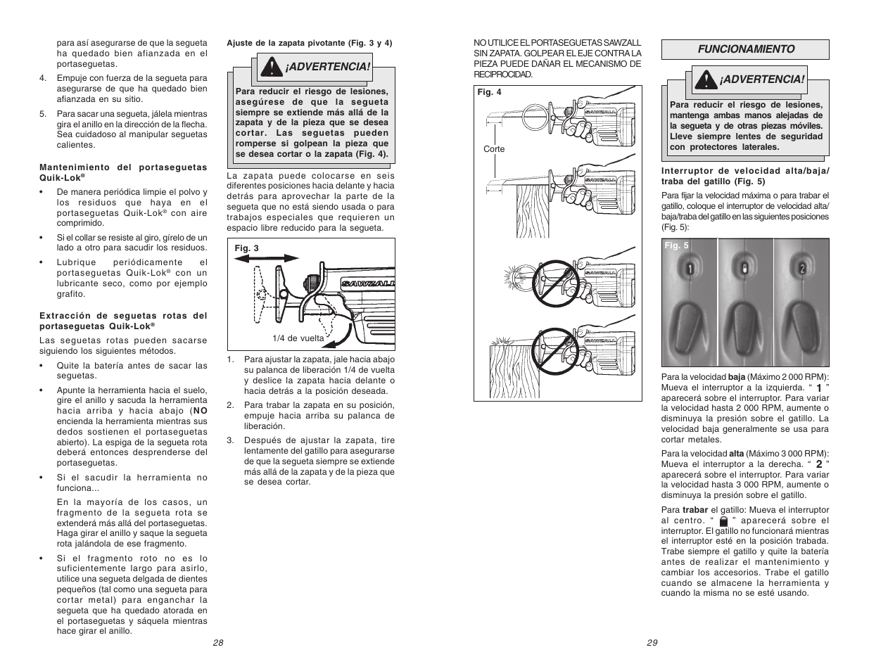 Milwaukee V28 0719-20 User Manual | Page 15 / 19