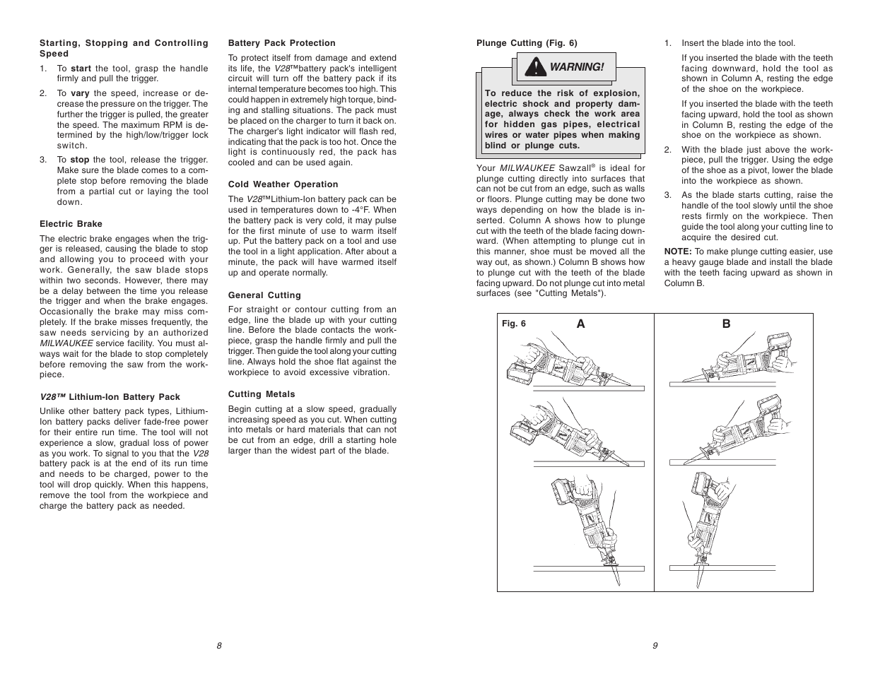 Milwaukee V28 0719-20 User Manual | Page 5 / 19