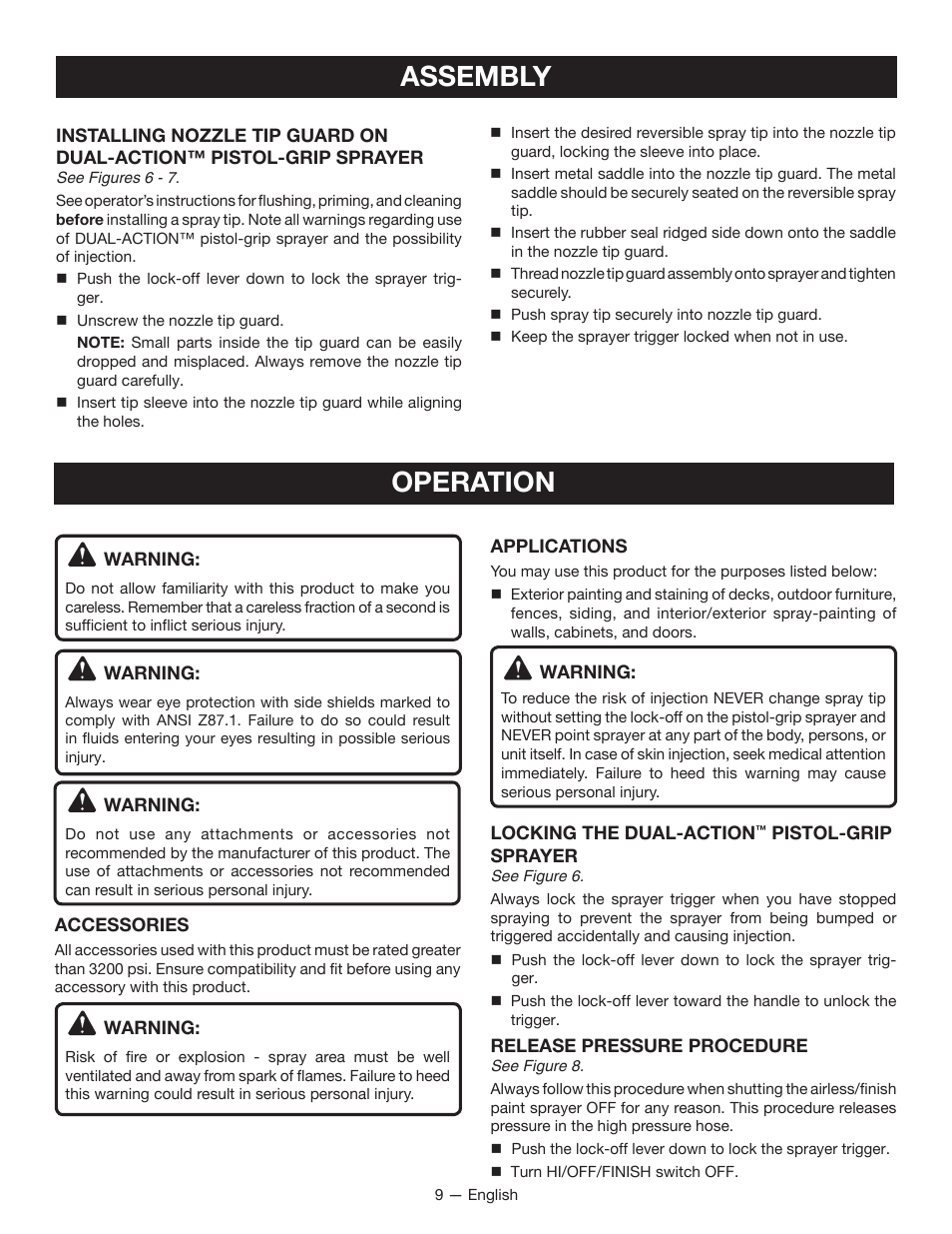 Assembly operation | Milwaukee M4910-20 User Manual | Page 14 / 48