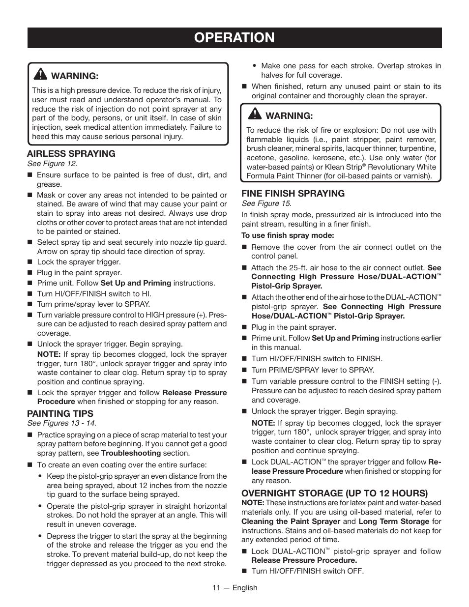 Operation | Milwaukee M4910-20 User Manual | Page 16 / 48