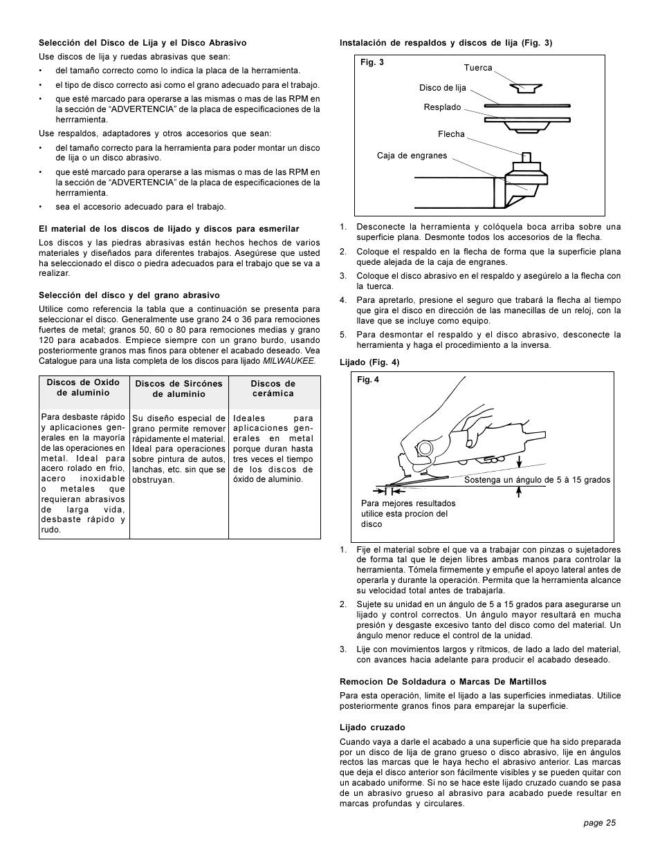 Milwaukee 6148 6149-20 6151 6152-20 6153-20 6155-20 6154-20 6156-20 User Manual | Page 25 / 32