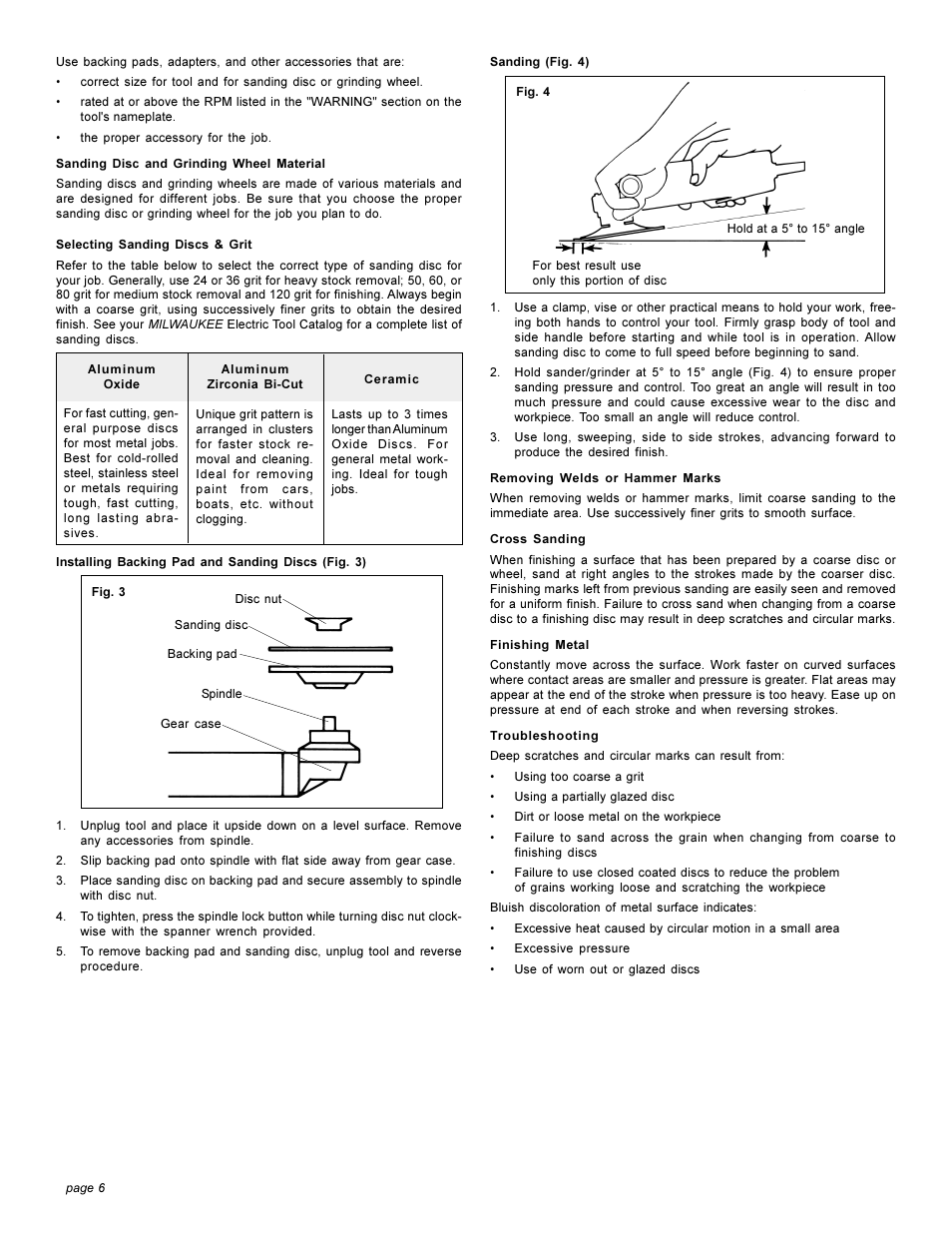 Milwaukee 6148 6149-20 6151 6152-20 6153-20 6155-20 6154-20 6156-20 User Manual | Page 6 / 32