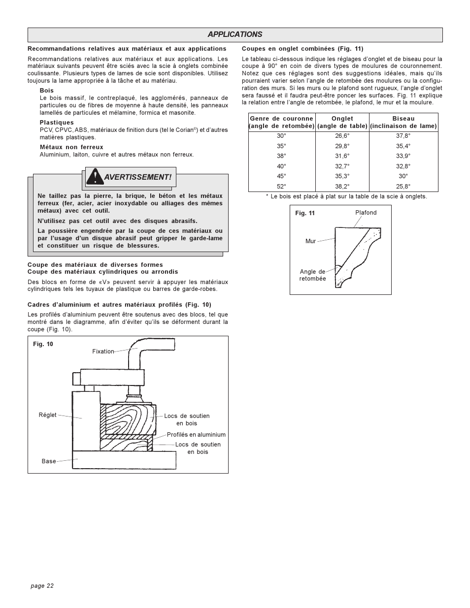 Milwaukee COMPOUND MITER SAW User Manual | Page 22 / 36