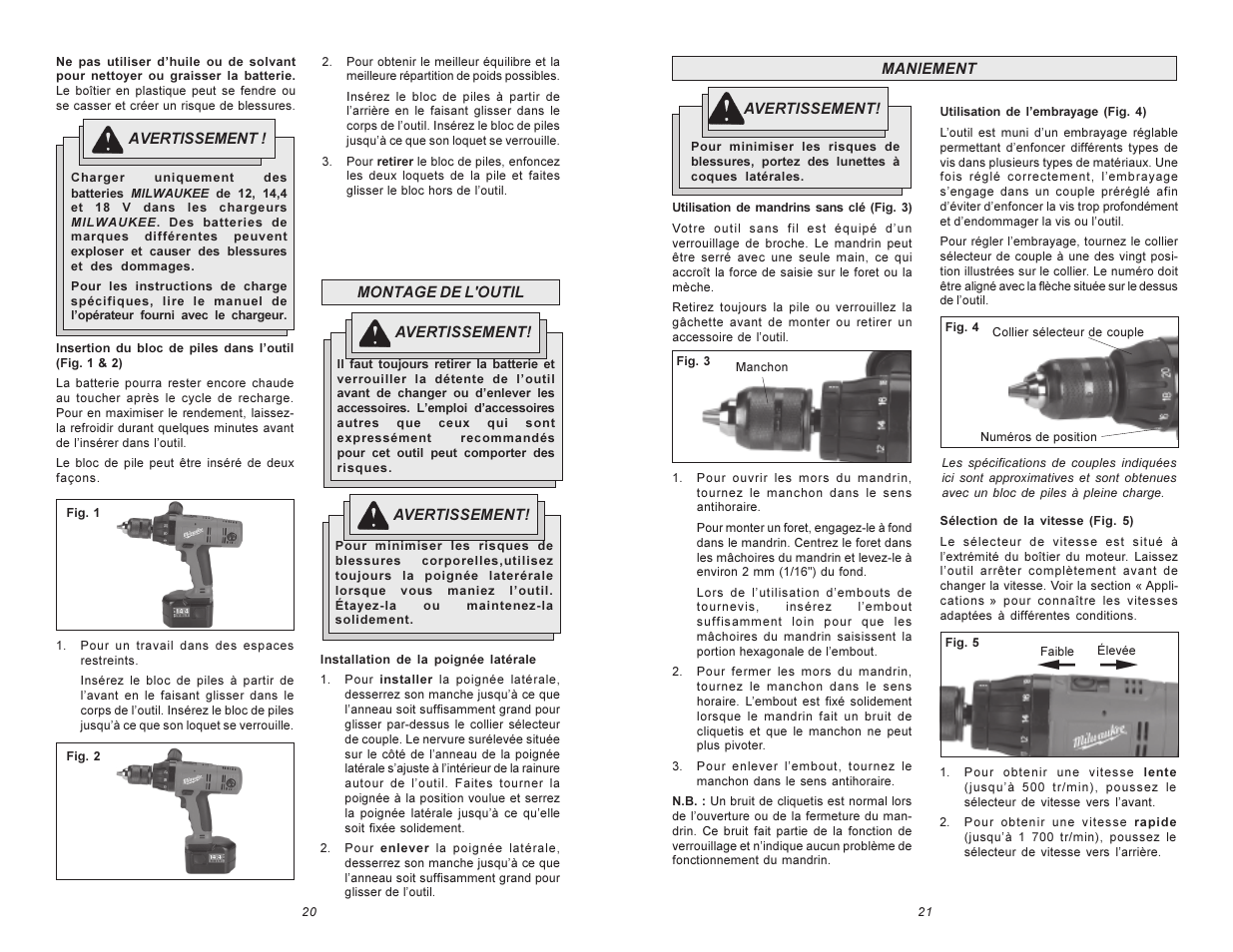 Milwaukee Hammer-Drill User Manual | Page 11 / 23