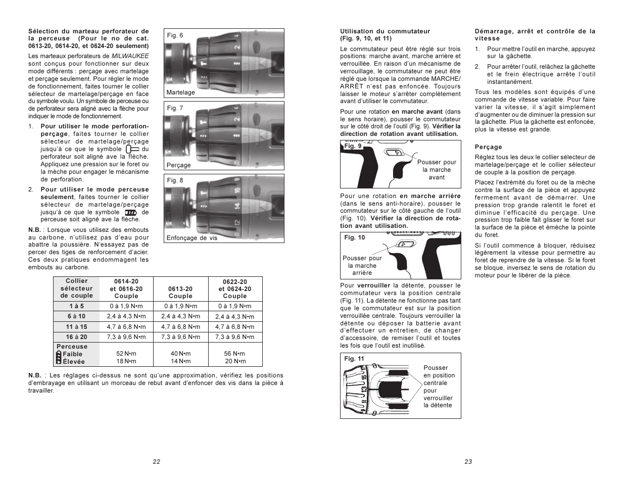 Milwaukee Hammer-Drill User Manual | Page 12 / 23