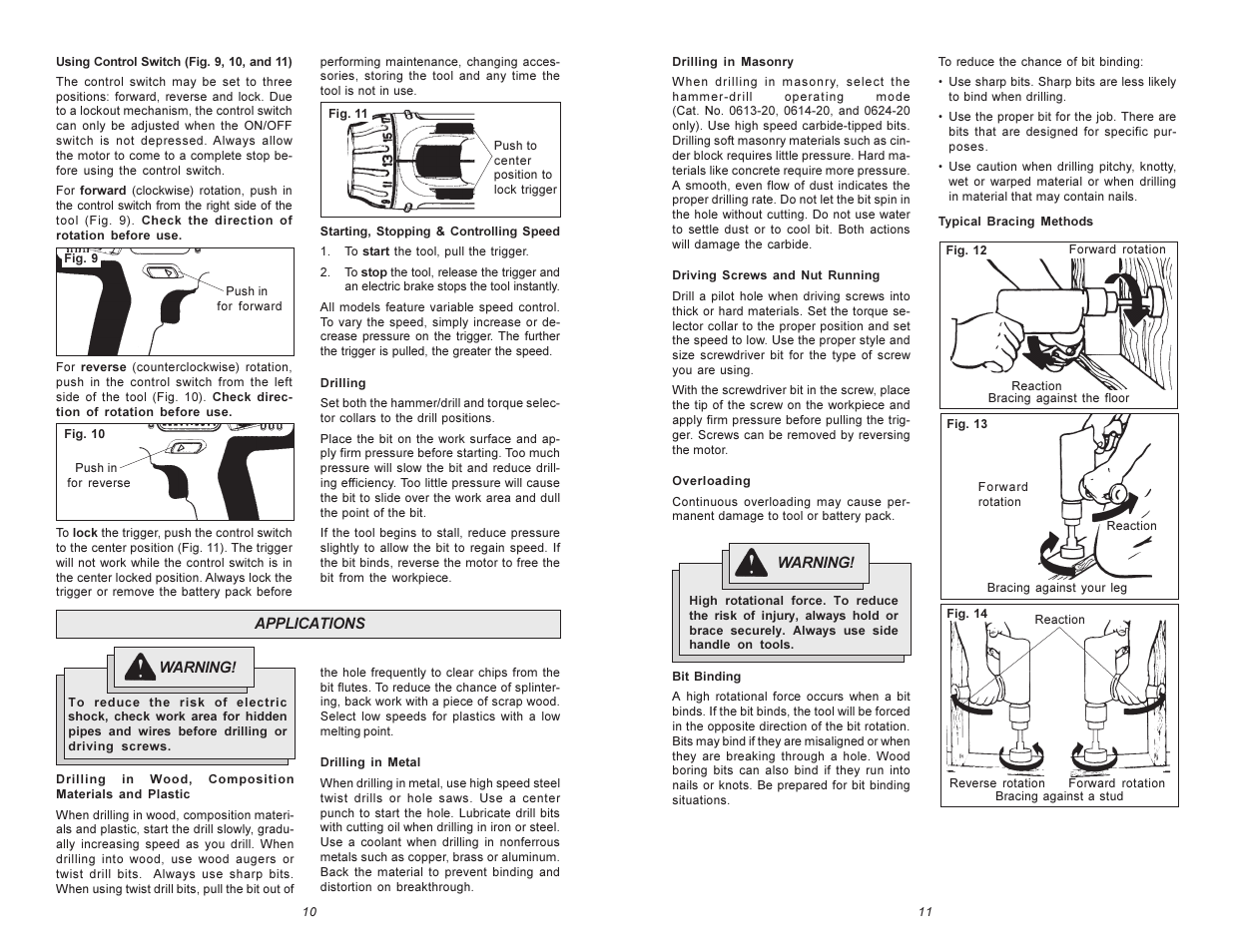 Milwaukee Hammer-Drill User Manual | Page 6 / 23