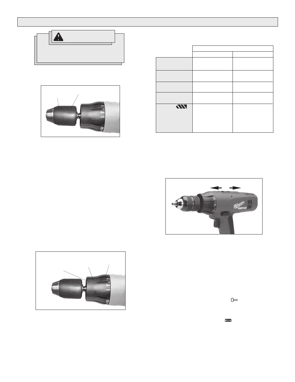 Milwaukee HAMMER-DRILLS & DRIVER DRILLS User Manual | Page 12 / 24