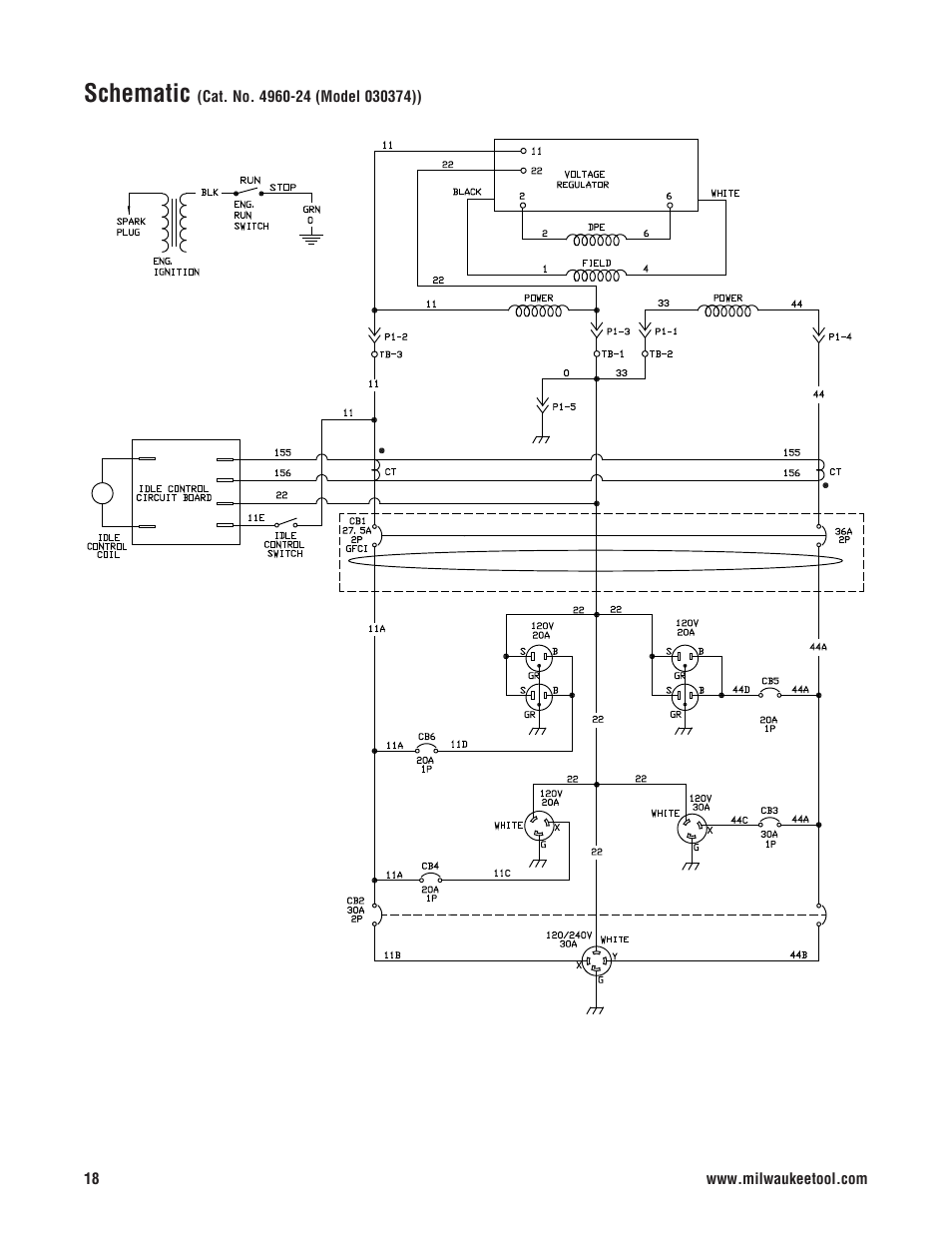 Schematic | Milwaukee 4970-24 User Manual | Page 18 / 60