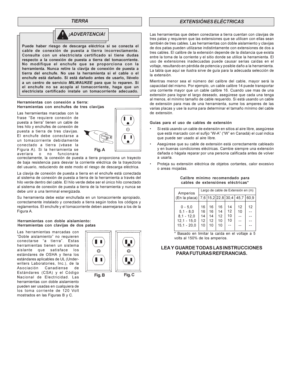 Milwaukee Heavy-Duty 3/8" Hammer-Drills User Manual | Page 16 / 20