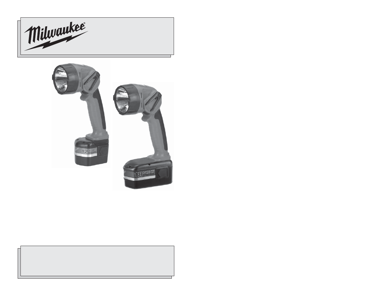 Milwaukee 49-24-0165 User Manual | 9 pages