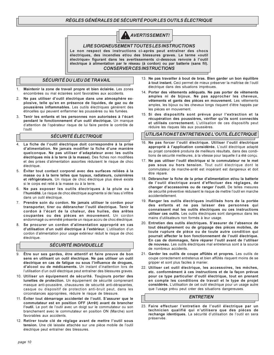 Milwaukee 1670-1 User Manual | Page 10 / 24