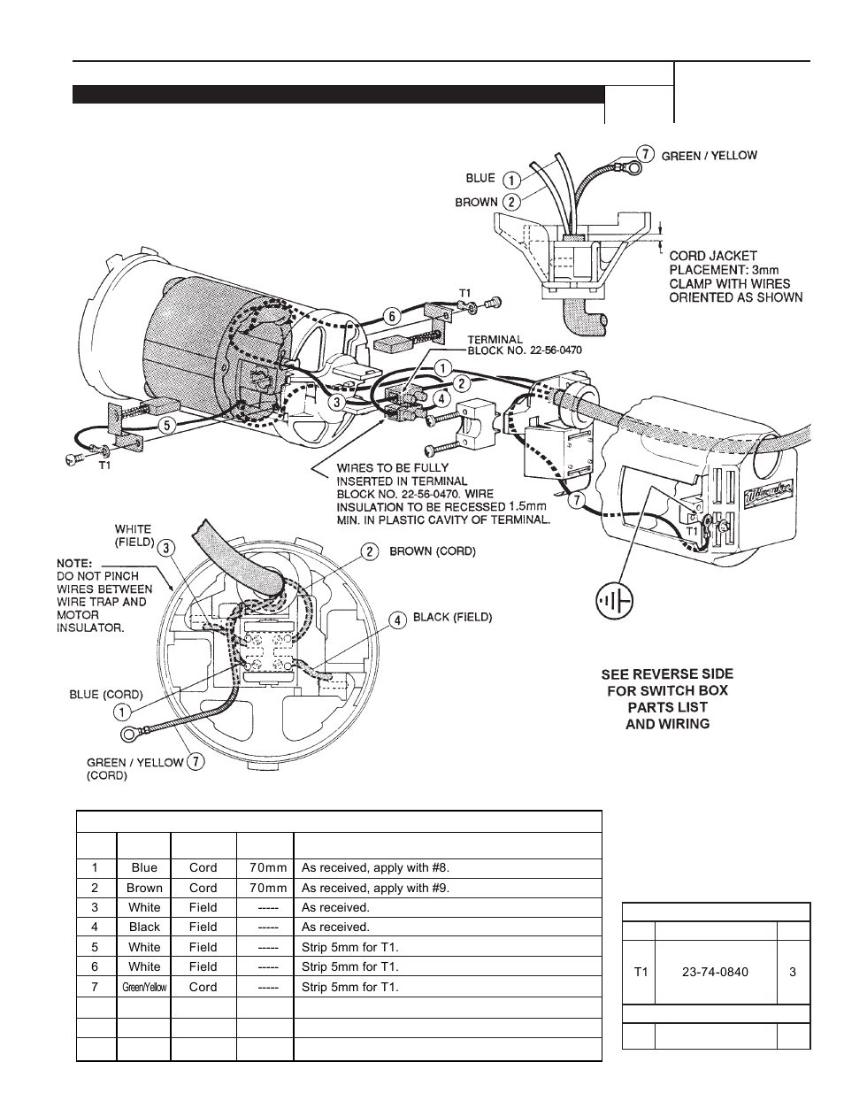 Milwaukee 58-03-0021 User Manual | 2 pages