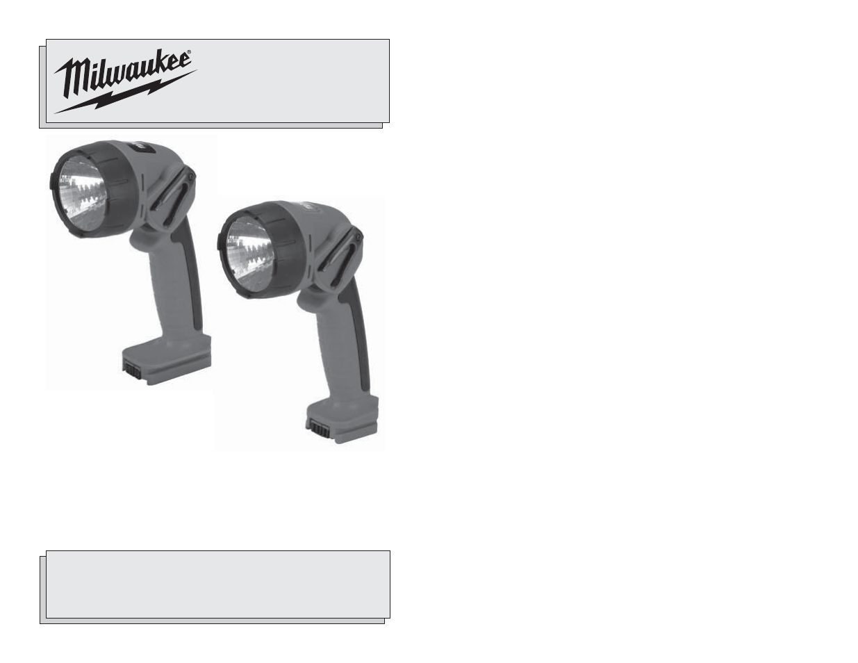 Milwaukee 49-24-0155 User Manual | 4 pages