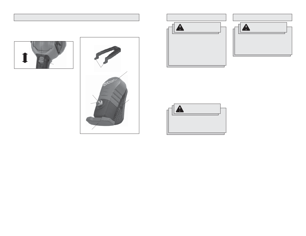 Warning | Milwaukee 49-24-0155 User Manual | Page 3 / 4