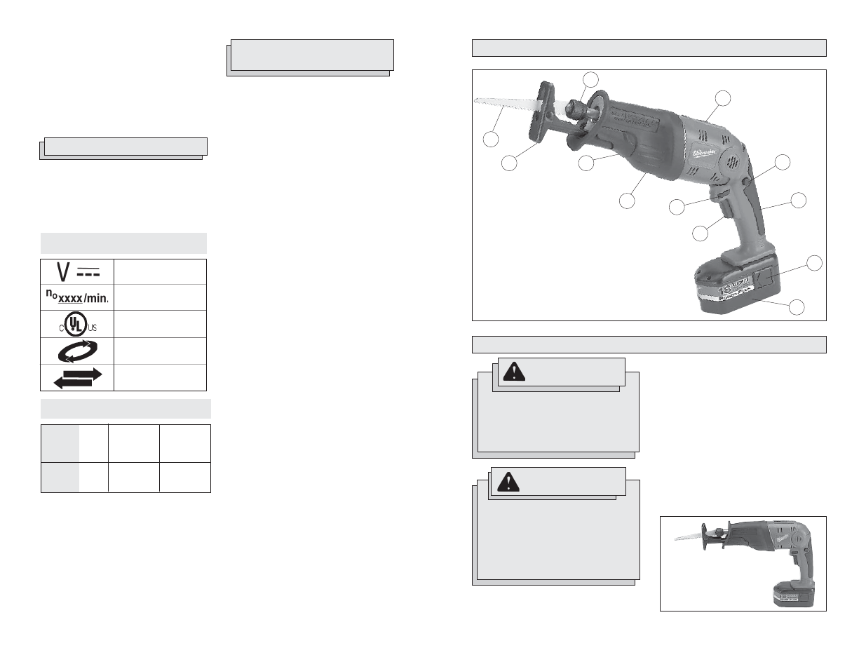 Milwaukee 6514 Series User Manual | Page 8 / 19