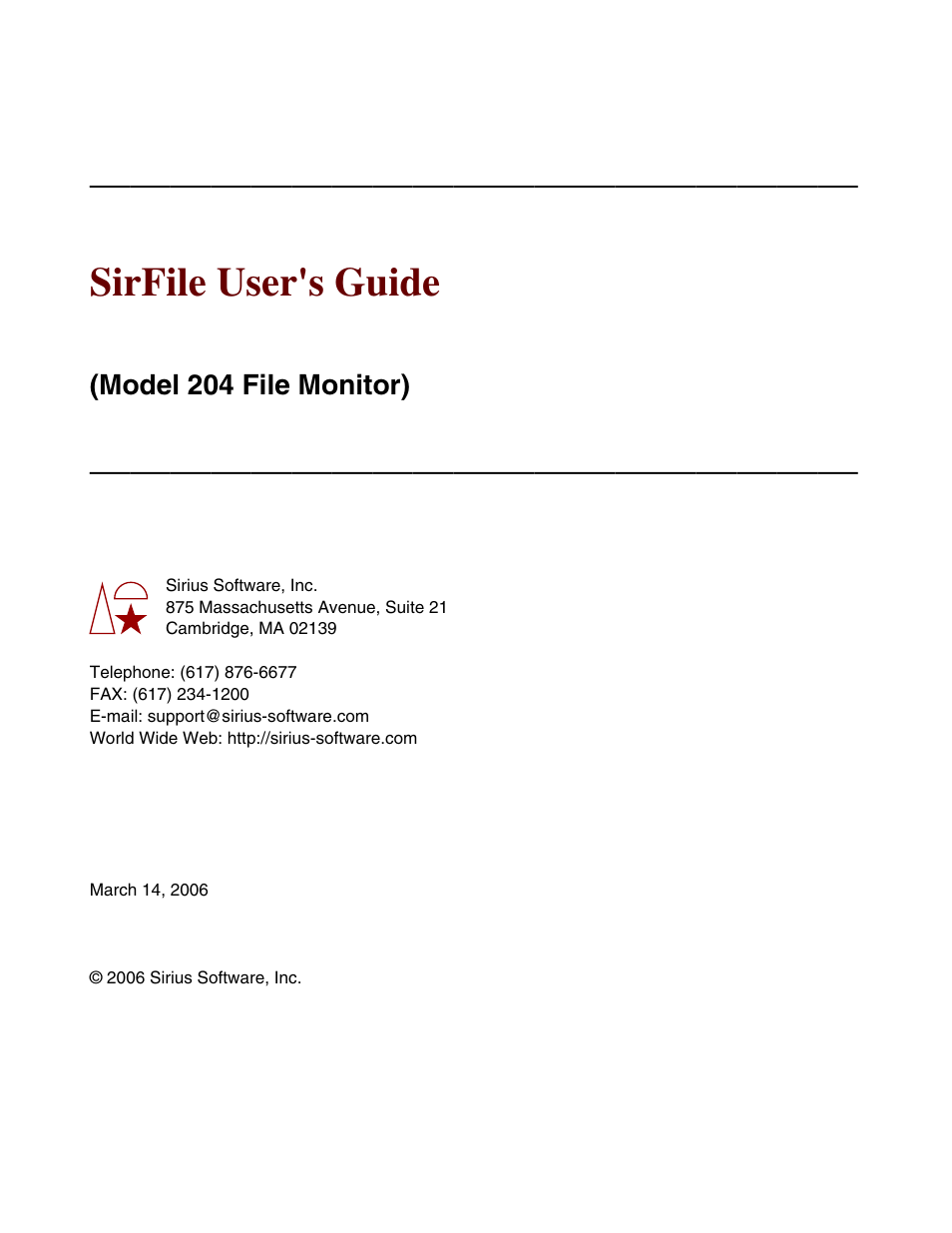 March Products 204 User Manual | 56 pages