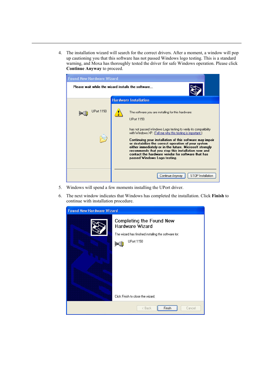 Moxa Technologies UPORT 1130 User Manual | Page 16 / 26