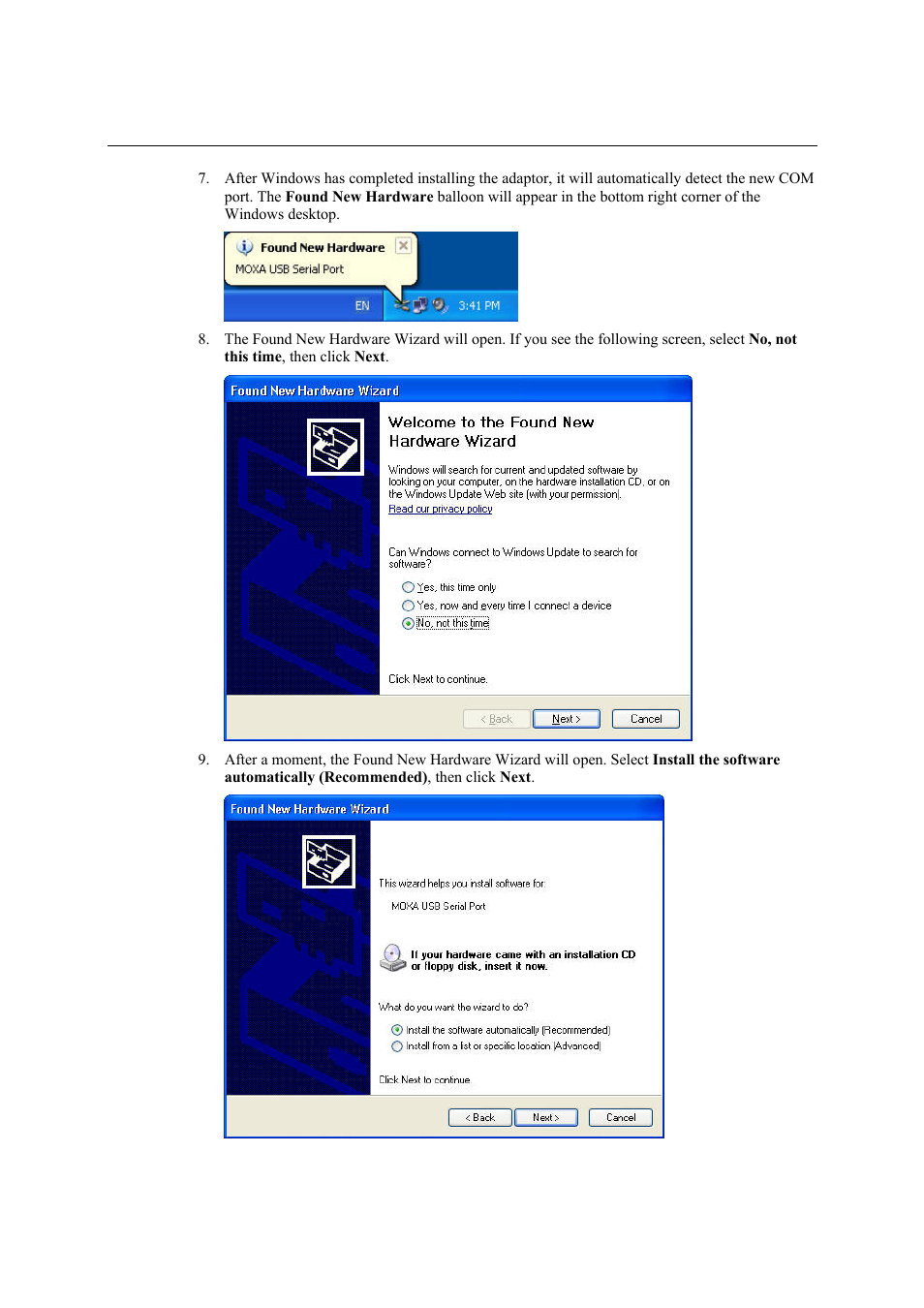 Moxa Technologies UPORT 1130 User Manual | Page 17 / 26