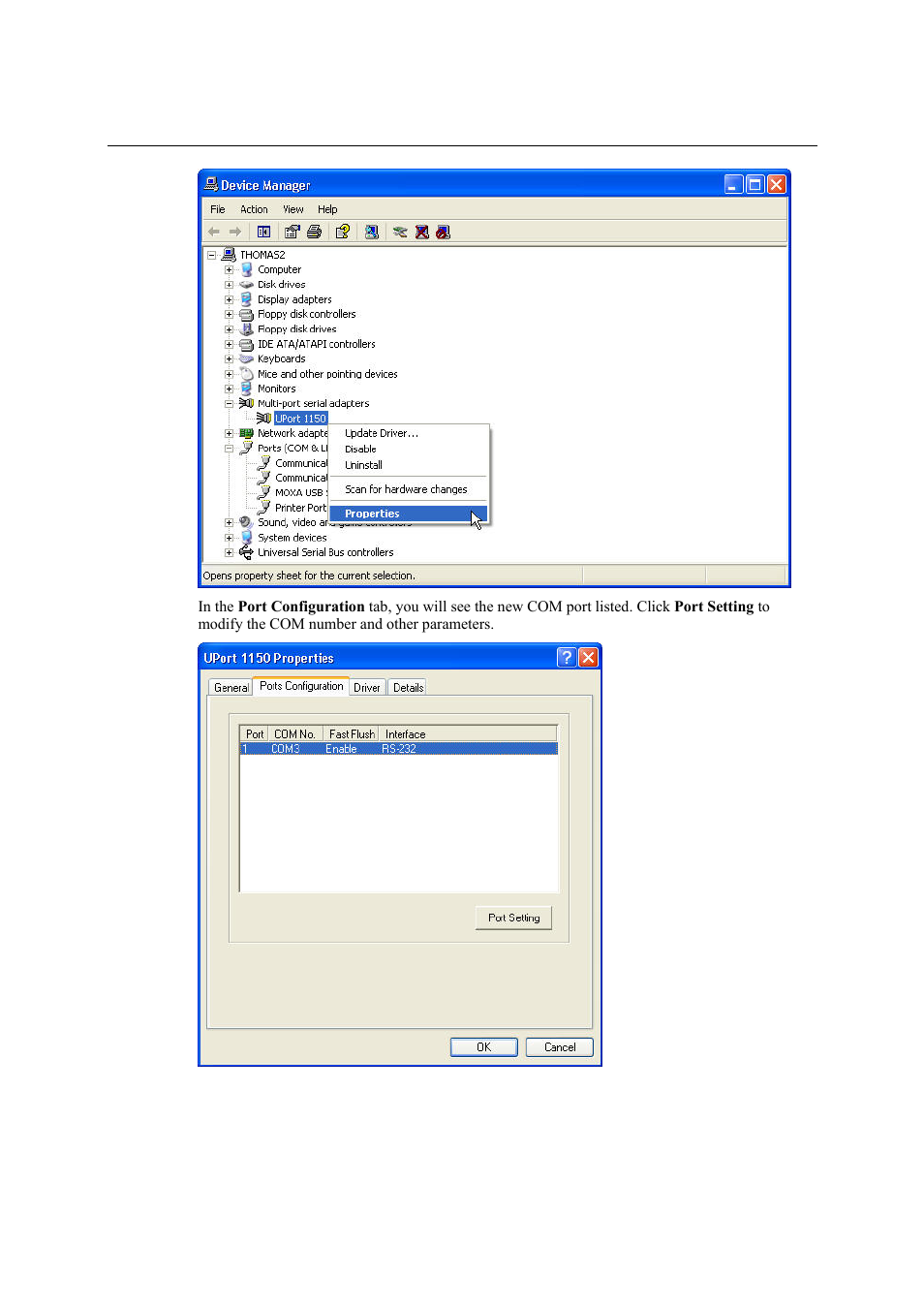 Moxa Technologies UPORT 1130 User Manual | Page 21 / 26