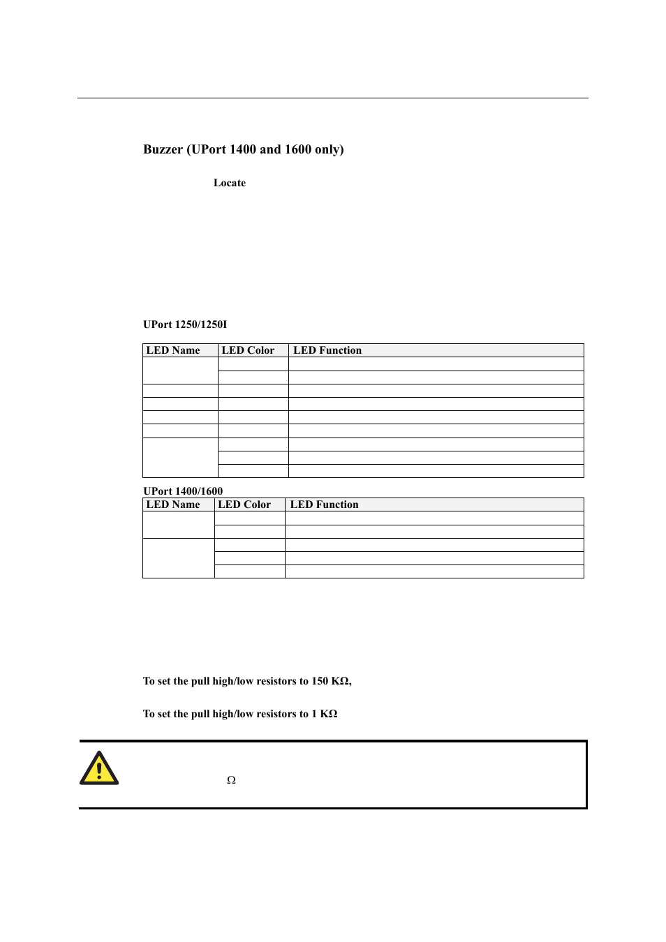 Connecting to a serial device, Led indicators, Connecting to a serial device -5 | Led indicators -5 | Moxa Technologies UPORT 1600 User Manual | Page 14 / 36