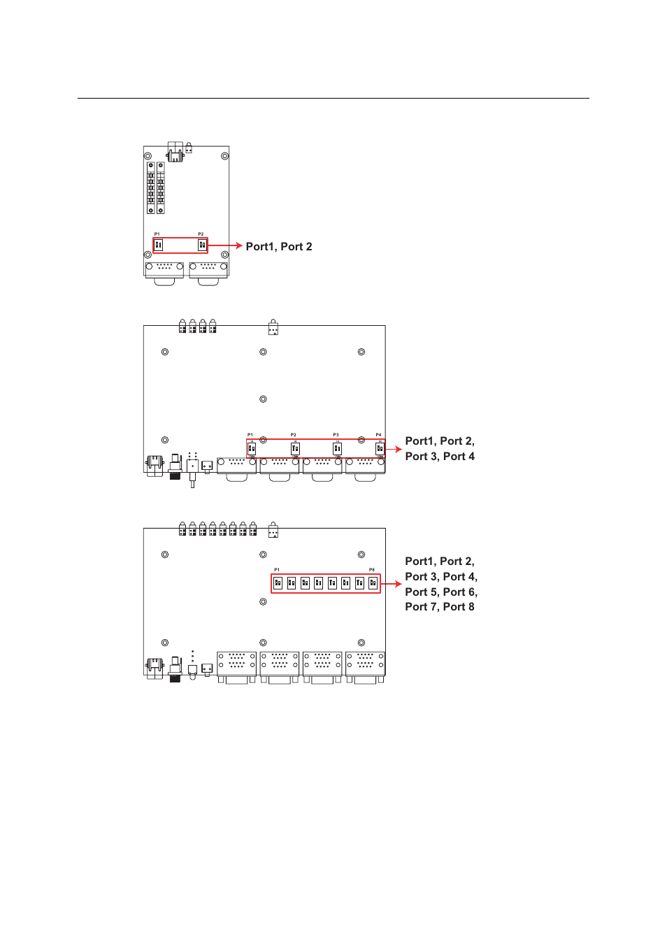 Uport 1400 dip switches | Moxa Technologies UPORT 1600 User Manual | Page 15 / 36