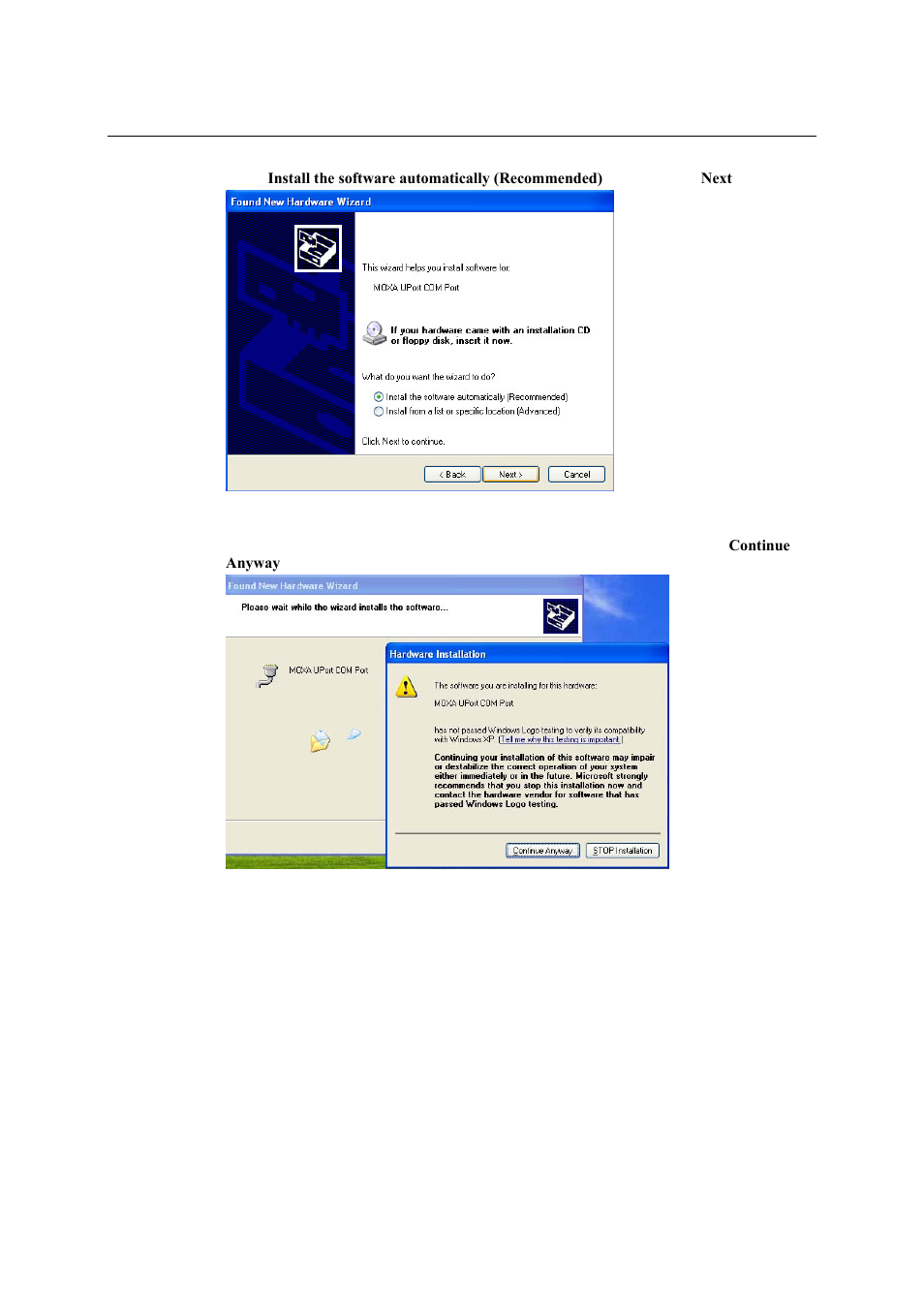 Moxa Technologies UPORT 1600 User Manual | Page 21 / 36